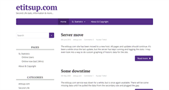 Desktop Screenshot of etitsup.com